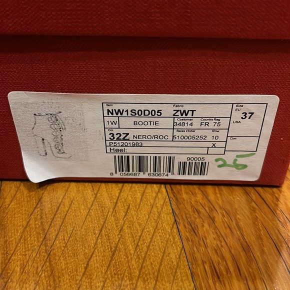 VALENTINO GARAVANI Velvet snakeskin booties - Picture 3 of 3